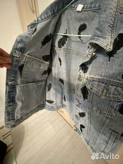 Джинсовая куртка женская 46 48 новая