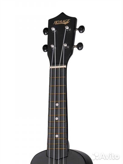 Укулеле сопрано, черный Homage RS-C1-BK