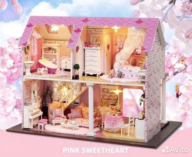 Миниатюра большая, конструктор дом, собери сам