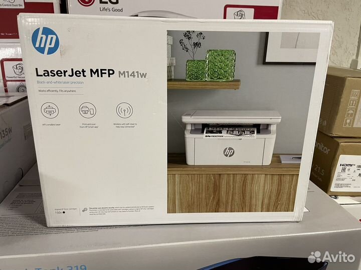Лазерное мфу HP LaserJet M141w