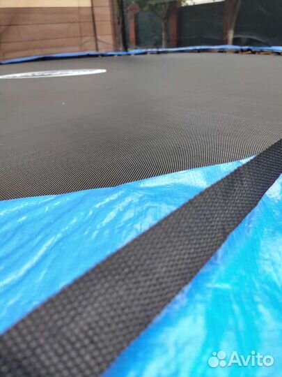 Батут с внешней сеткой и лестниц. 10 футов d-305см