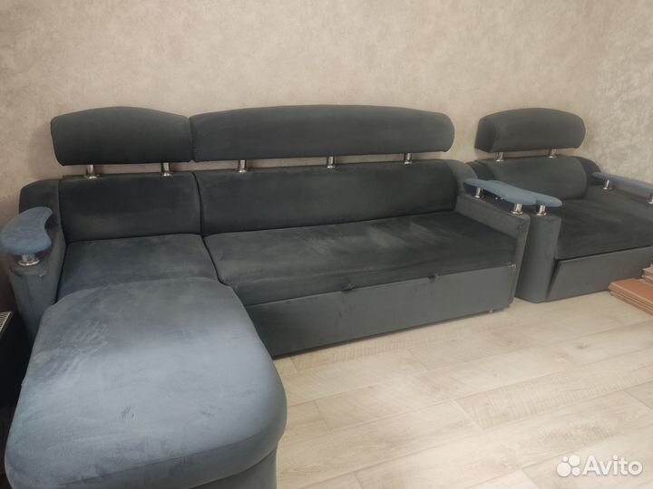 Угловой диван бу