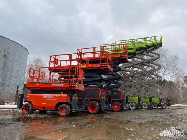 Аренда ножничных/коленчатых подъемников