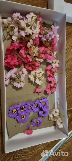 Мыльные розы в коробке