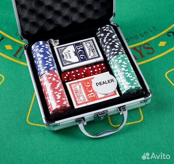 Покер разный, сукно, карты. Доставка