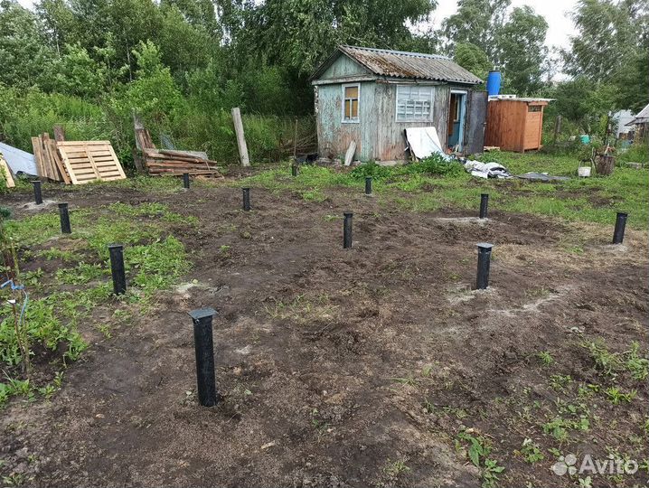 Фундамент винтовые сваи