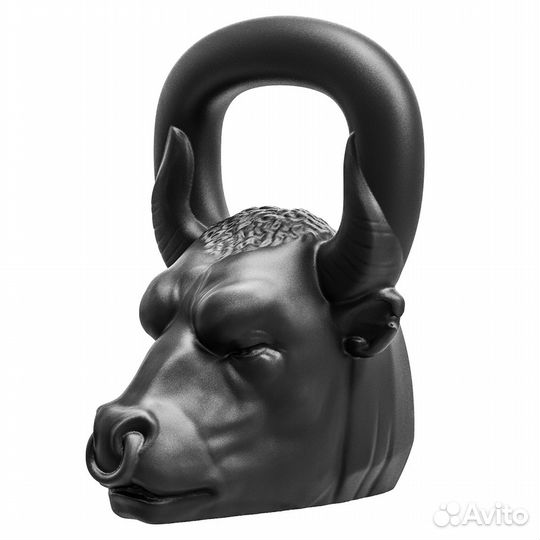 Гиря Бык 16 кг дизайнерская цельнолитая