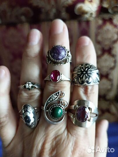 Винтажные серебряные изделия СССР.800, 875, 916,9