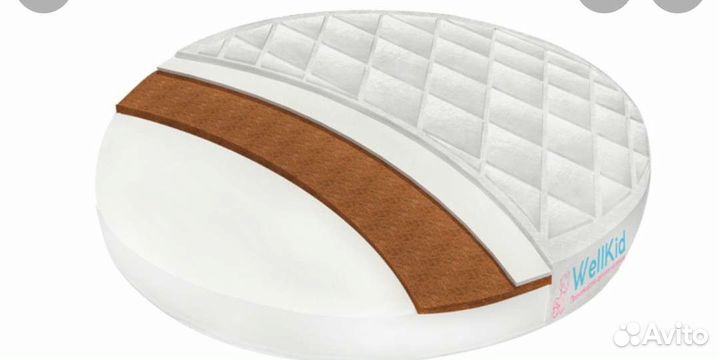 Матрас детский круглый