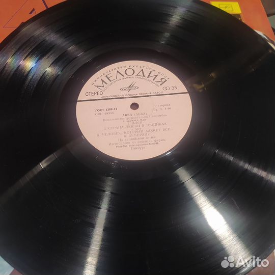 Пластинка Абба – Абба, 1879, Мелодия