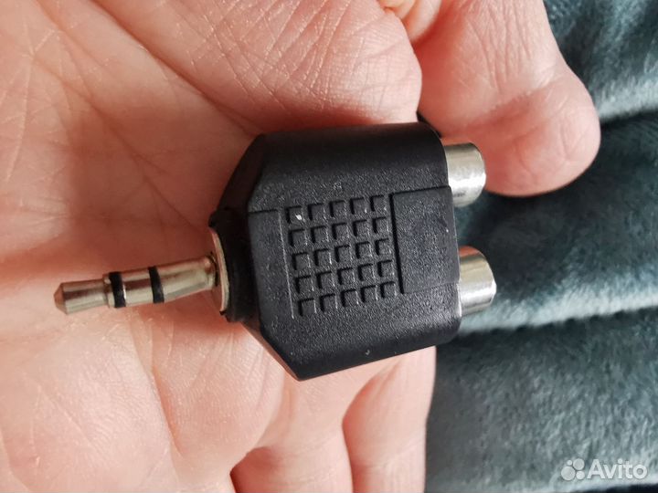 Переходник на кабель 2RCA на mini jack 3.5