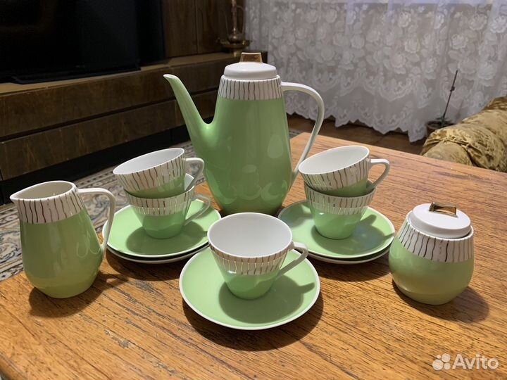 Кофейный сервиз фарфор гдр