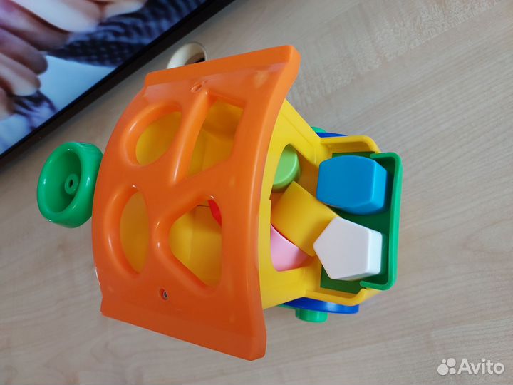 Паровозик полесье, сортер, развивающие игрушки