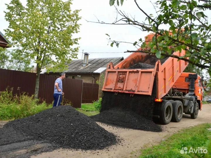 Щебень, песок / торф