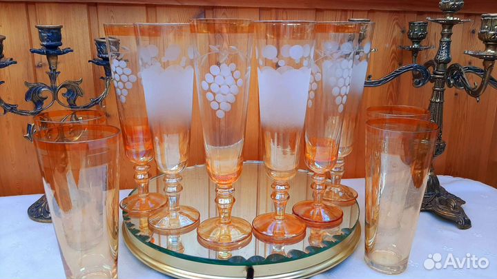 Набор фужеров, стаканов СССР дхз