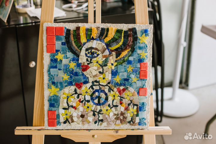 Интерьерная картина-мозаика из смальты