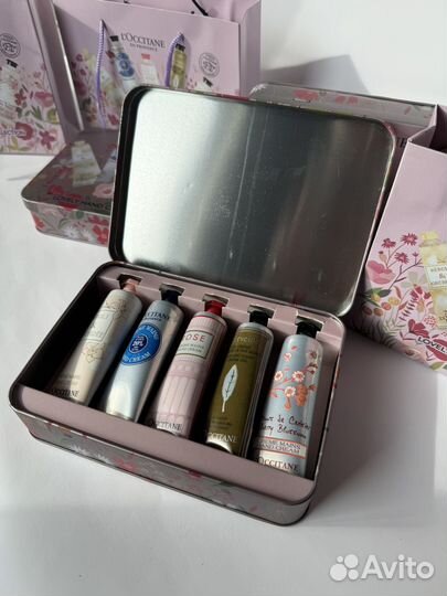 Набор кремов для рук loccitane подарок