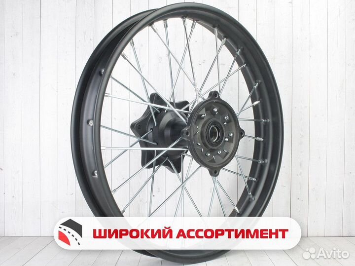 Диск 18 х2,15 заднии CRF250 эндуро стальнои