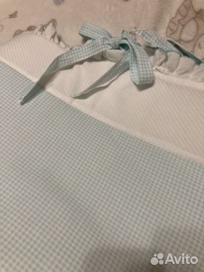 Бортики и балдахин в кроватку