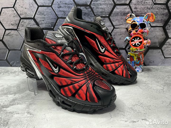 Кроссовки Nike air max tailwind skepta красные