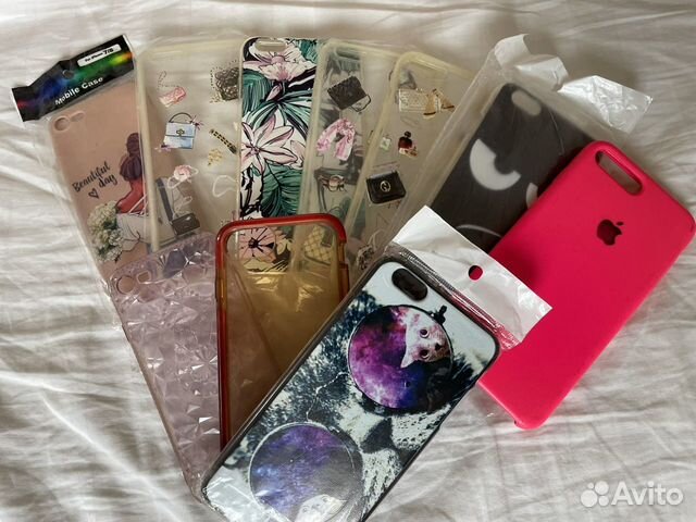 Чехол на iPhone 6, 6 plus, 7 (цена указана за всё)