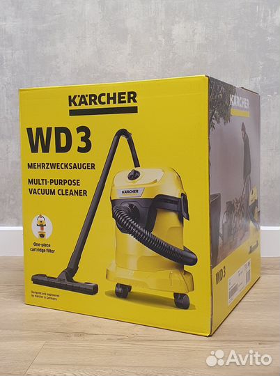 Пылесос Karcher WD 3 Новый