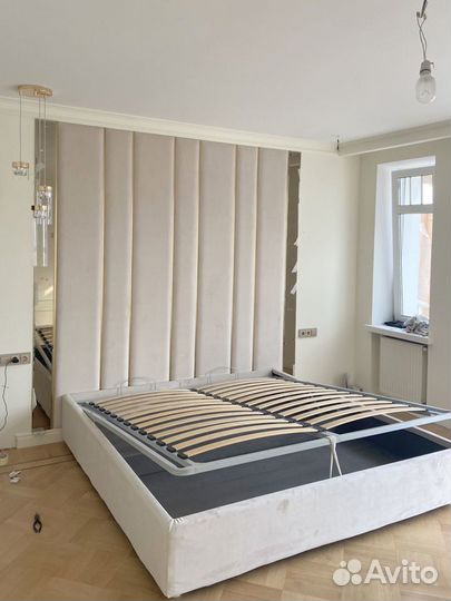 Мягкие панели для стен, кровать на заказ