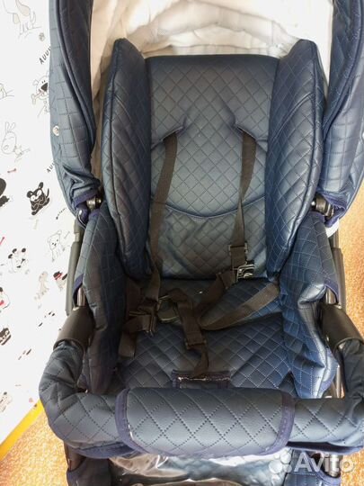 Коляска 2 в 1 эко кожа