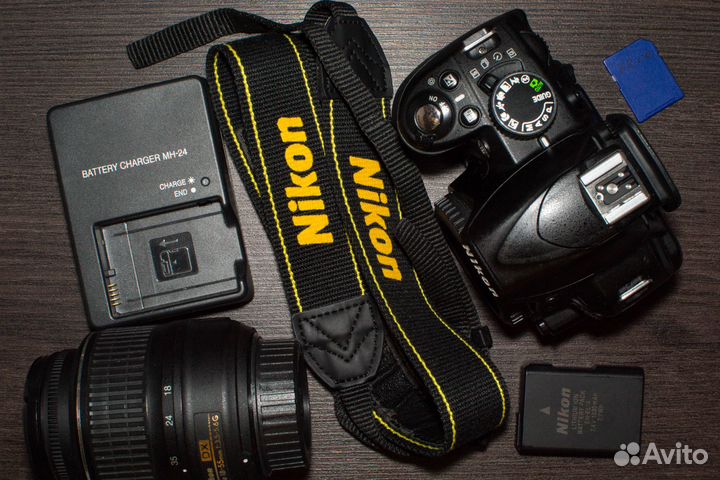 Nikon d3100 body + объектив