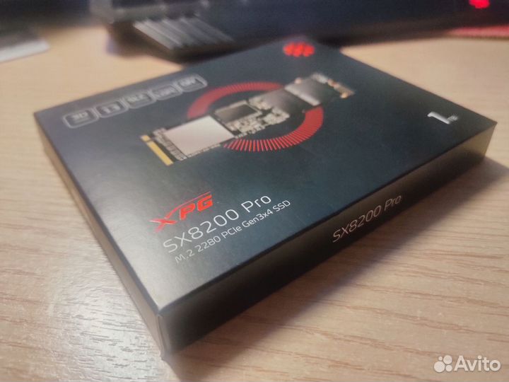Новый SSD M.2 adata XPG SX8200 Pro 1TB