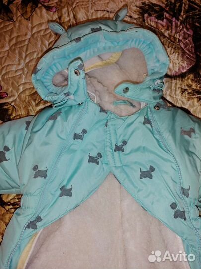 Комбинезон трансформер детский зима-весна