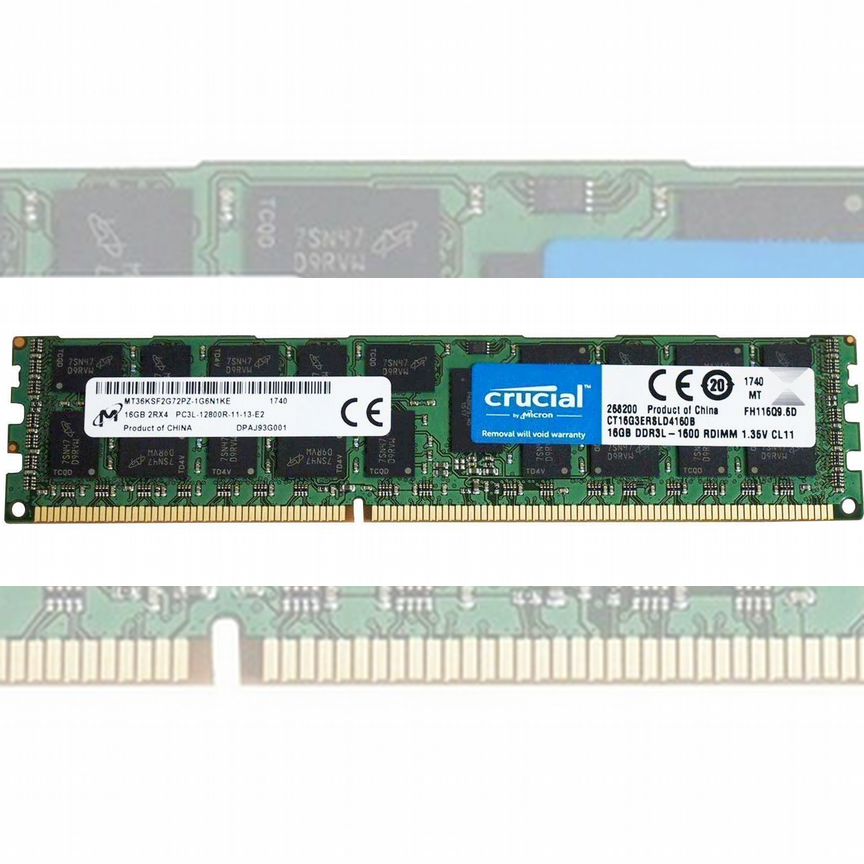 [CT16G3ERSLD4160B] Оперативная Память Micron Ddr3 Ct16g3ersld4160b