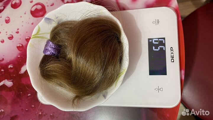 Славянский, не крашенный срез 40 см, детские