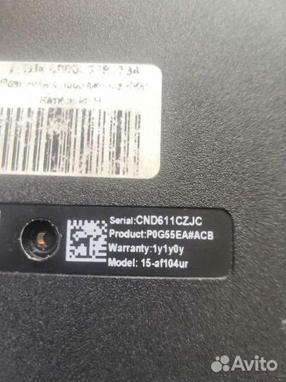 Мат плата HP 15-af104ur