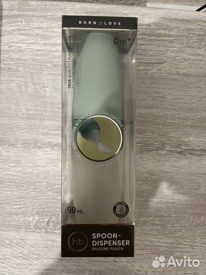 Ложка для кормления happy baby