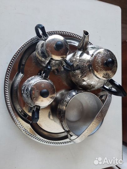 Чайный набор СССР на подносе