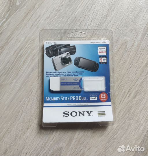 Карта памяти Sony Memory Stick Pro HG Duo