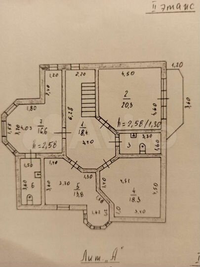 Коттедж 315 м² на участке 6 сот.