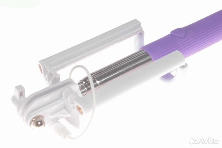 Селфи с AUX кабелем mini ONE 20см - 81см (фиолетов