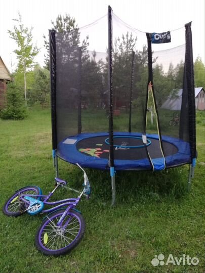 Батут с сеткой