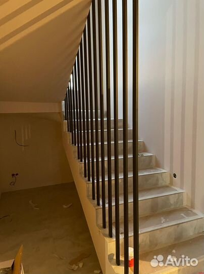 Перила в стиле лофт