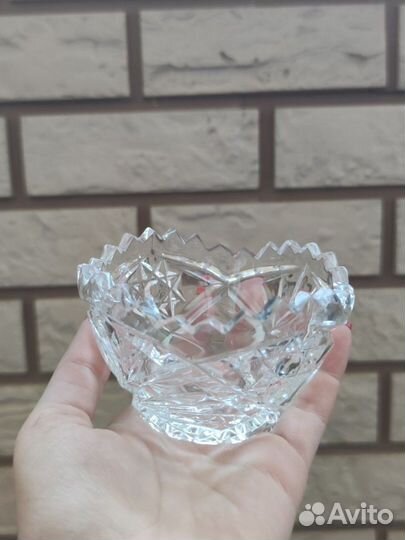 Хрустальная вазочка под варенье