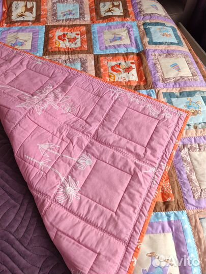 Плед покрывало детское ручной работы