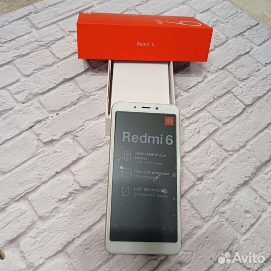 Xiaomi Redmi 6, 3/32 ГБ