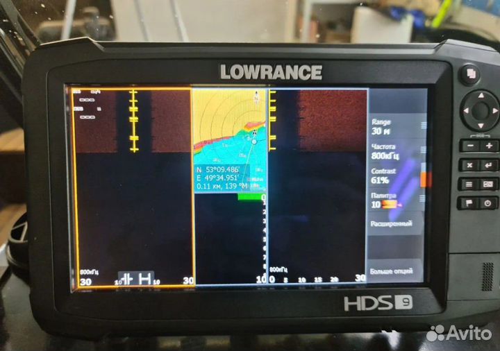 Эхолот lowrance hds 9 carbon