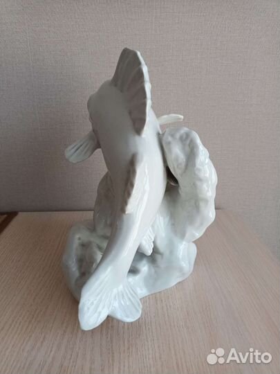 Фарфоровая статуэтка «Рыба окунь», дфз