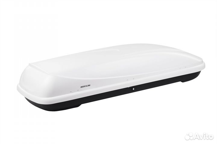 Автобокс, Бокс на крышу bonus 1872х634х374 белый м