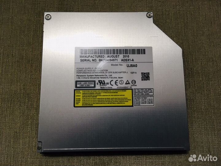 DVD-RW дисковод Panasonic для ноутбука 9,5 и 12,7