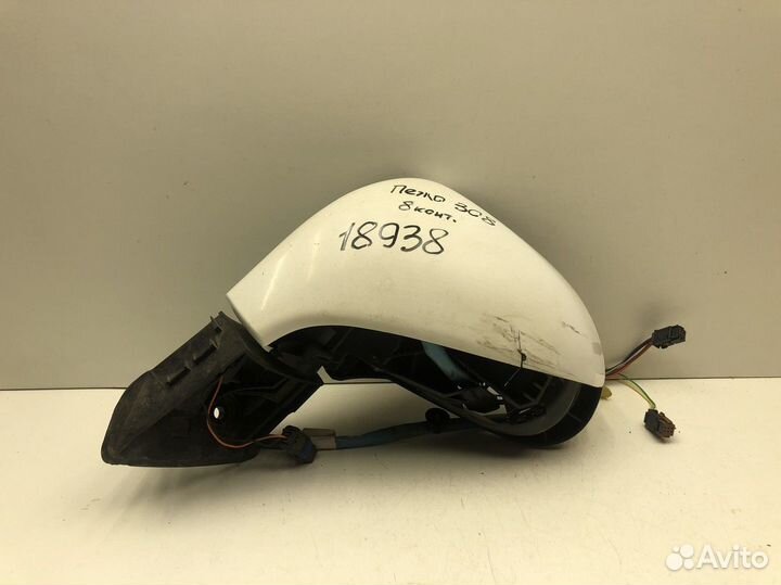 Зеркало левое электрическое Peugeot 308 2007-2014