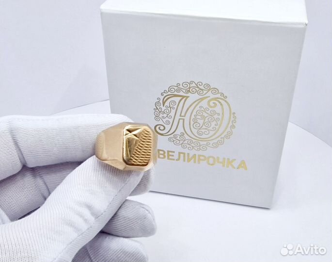 Золотая печатка 8,9гр / кольцо